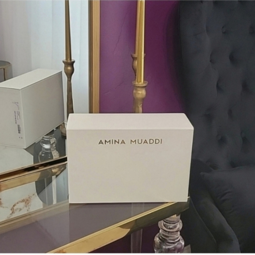 Amina Muaddi White Box